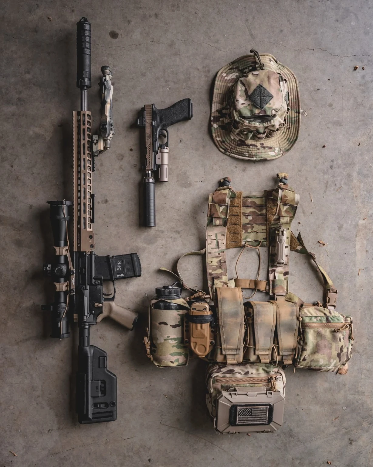 Field equipment layout
