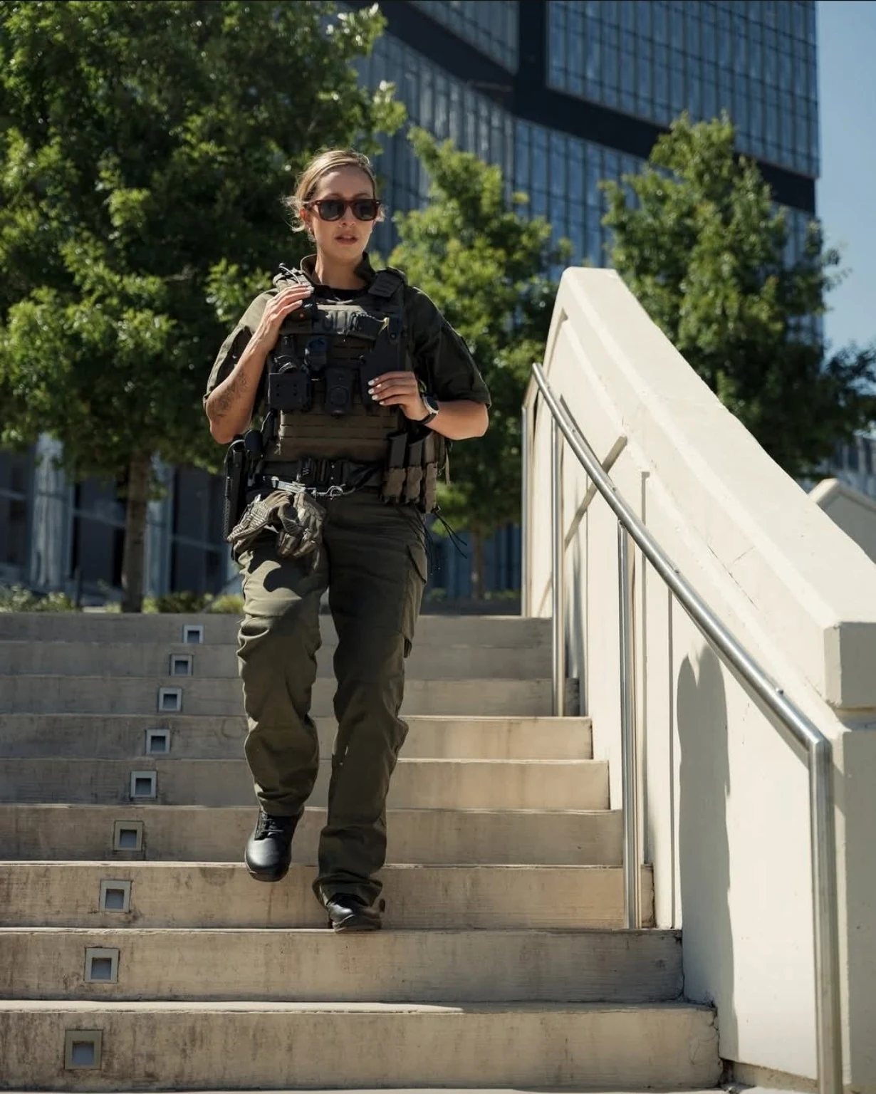 Operational apparel in motion
