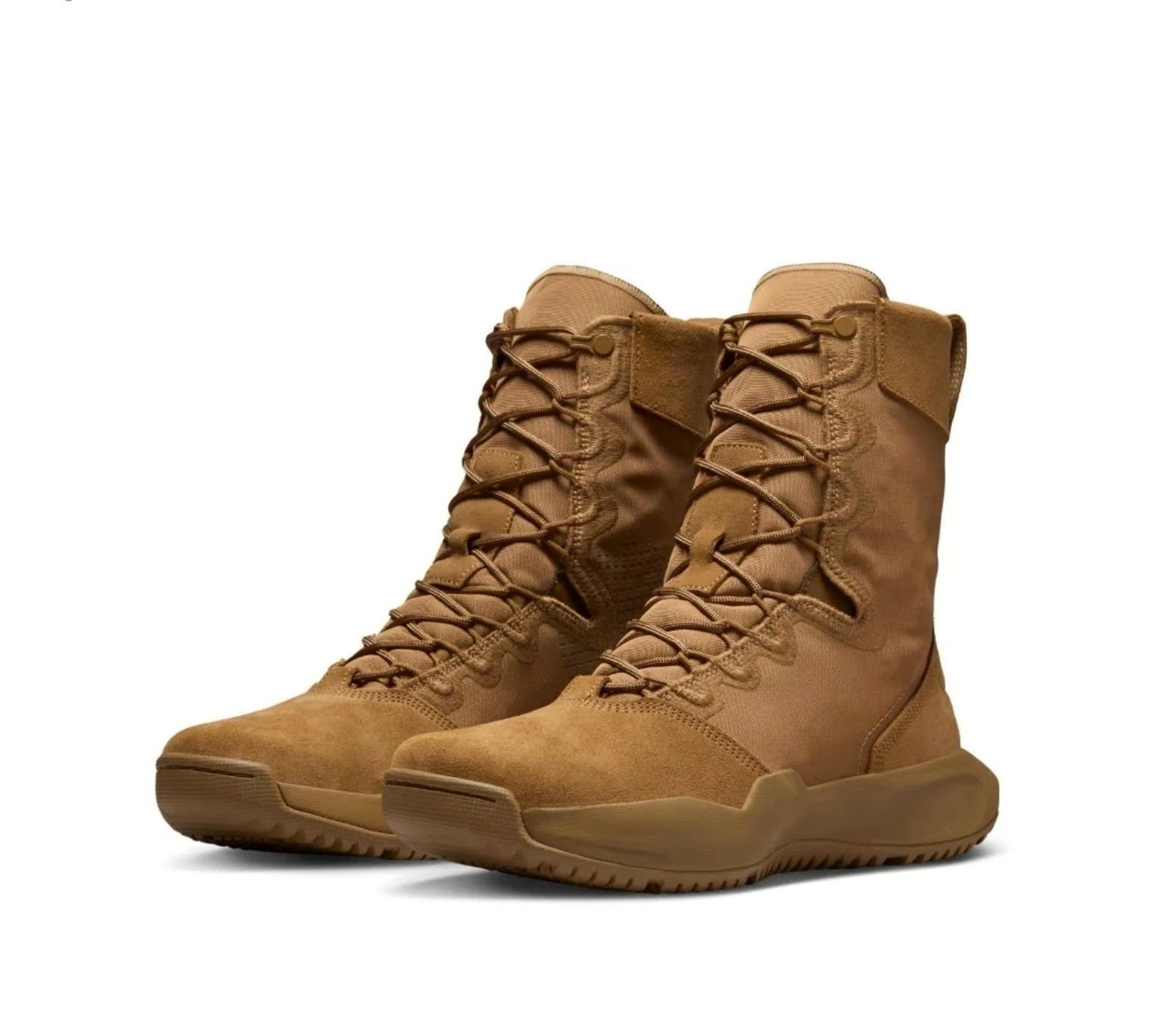 Coyote tactical boot pair