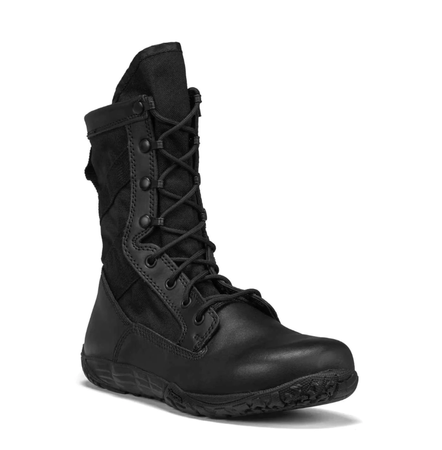 Black side-lace boot